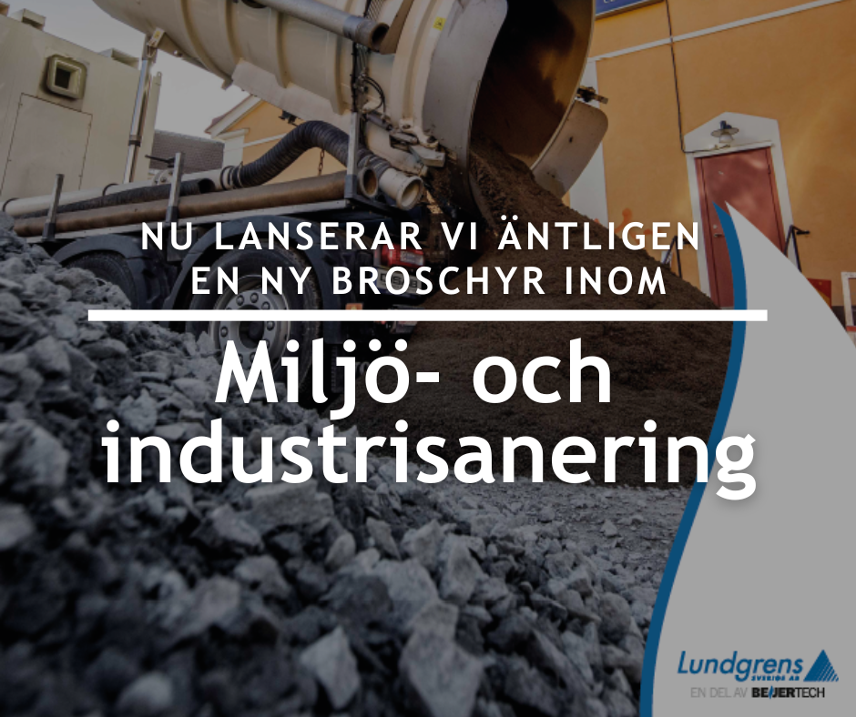 Vi har en ny broschyr inom Miljö- och Industrisanering!